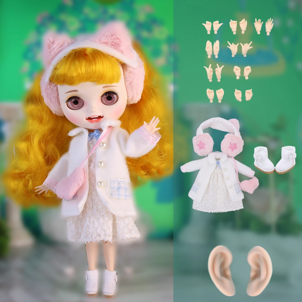 ICY DBS Blyth 1/6 bjd dolls joint body custom face colorful hair Contains clothing and shoes special
