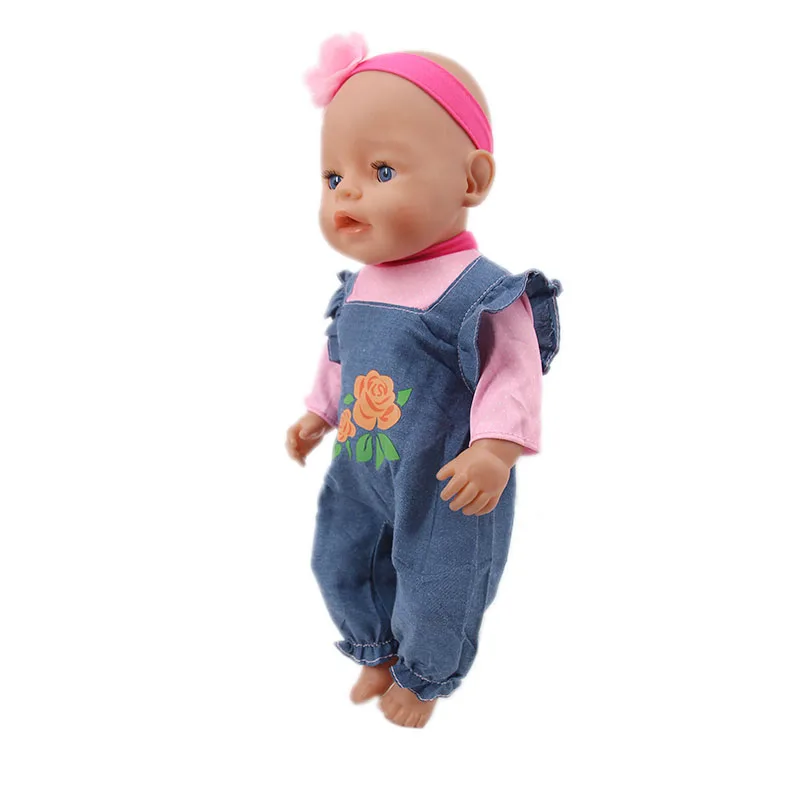 2 Pcs/Set Animal Pajamas Suit For 43cm Baby Doll Clothes Accessories And 18 Inch American Doll Girl's Toys Our Generation