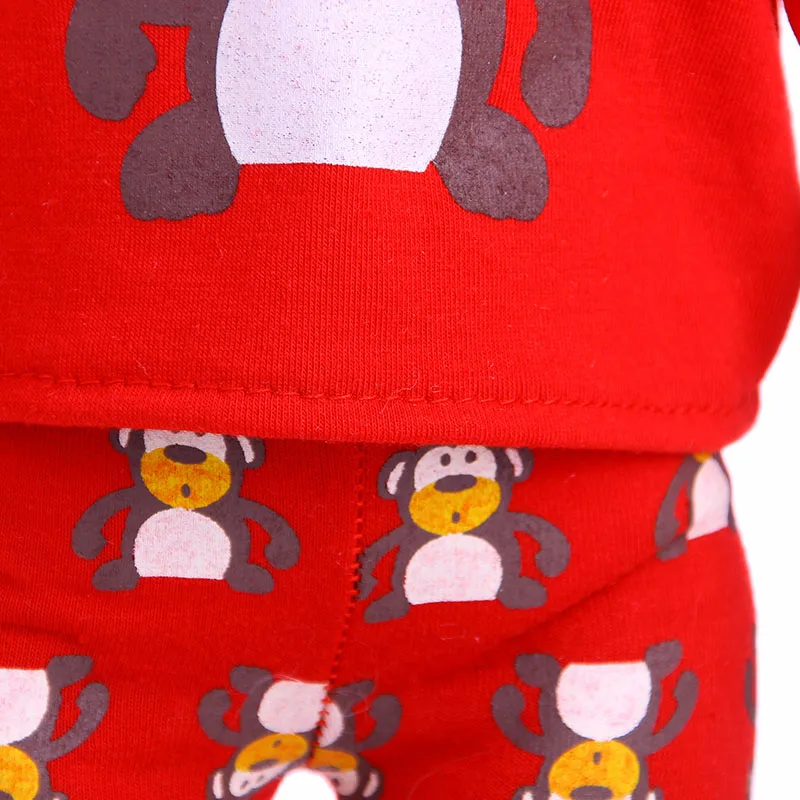 2 Pcs/Set Animal Pajamas Suit For 43cm Baby Doll Clothes Accessories And 18 Inch American Doll Girl's Toys Our Generation
