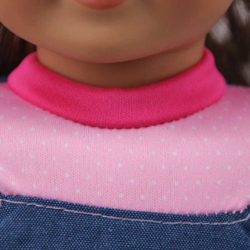 2 Pcs/Set Animal Pajamas Suit For 43cm Baby Doll Clothes Accessories And 18 Inch American Doll Girl's Toys Our Generation