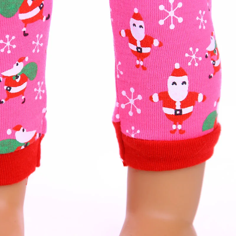 2 Pcs/Set Animal Pajamas Suit For 43cm Baby Doll Clothes Accessories And 18 Inch American Doll Girl's Toys Our Generation