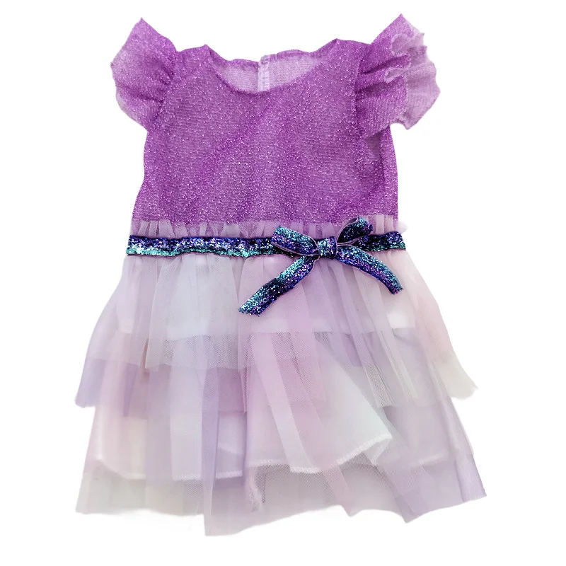 For 40cm Nenuco Doll Clothes 17" Baby Doll Blue Flower Dress Toys Clothing