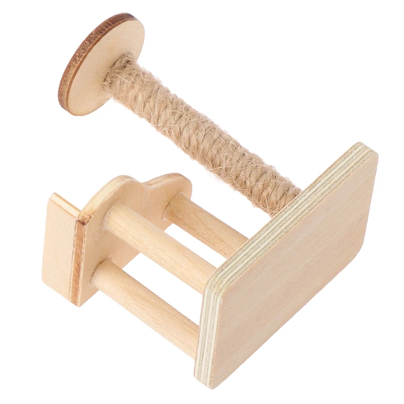 1:12 Dollhouse Miniature Wooden Cat Climbing Frame Model Decoration Accessories