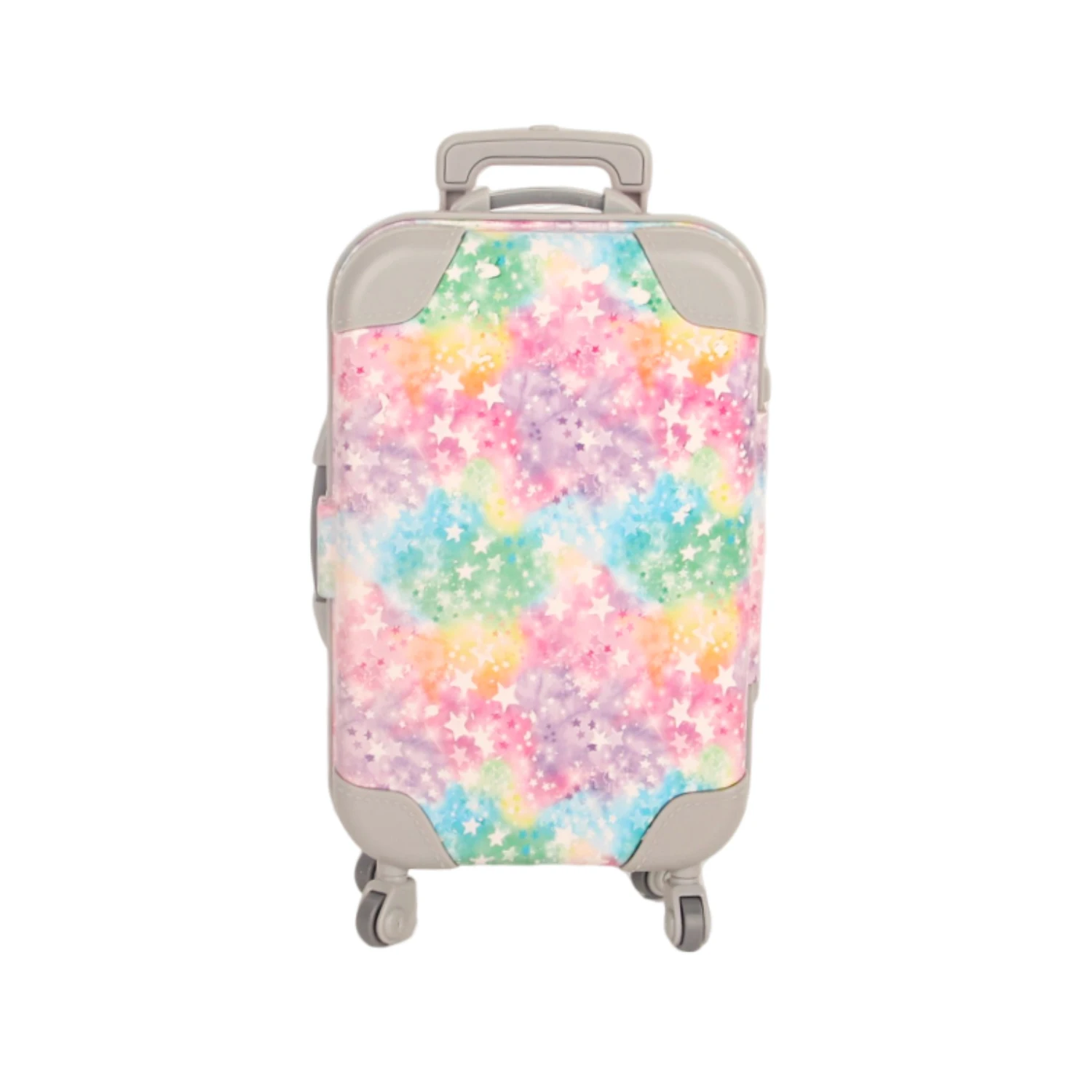 Colorful Coating Baby Suitcase Rainbow Color Plastic Trunk For 43cm Baby New Born&18 inch American/OG Girl Doll Children Toys