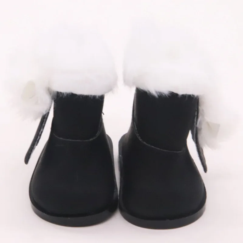 New Leather Shoes For 14inch Wellie Wisher & 32-34cm Paola Reina Baby Doll,Doll Accessories.