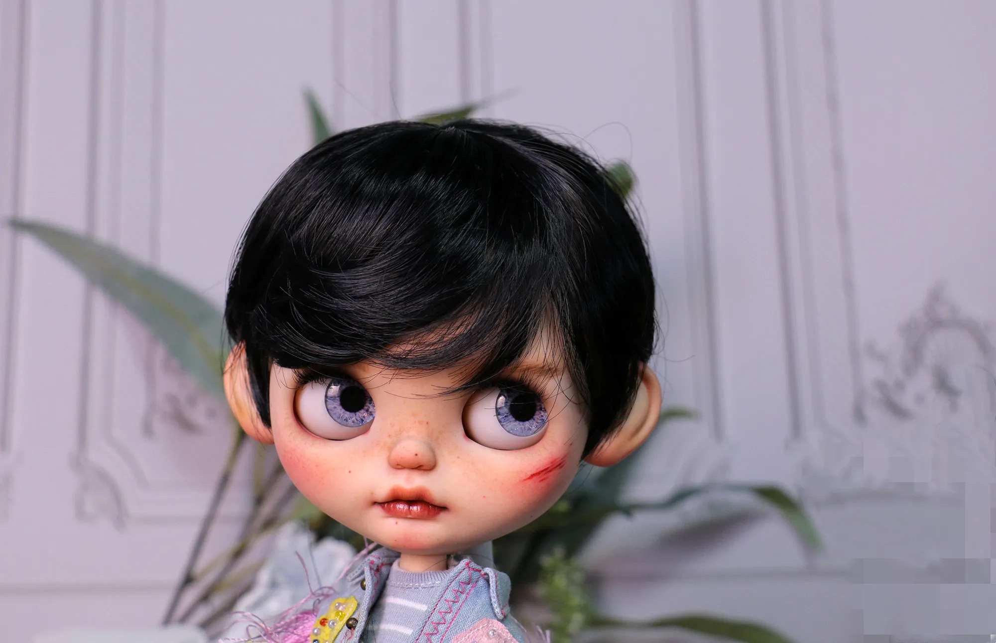 Blythes Doll Hair Is Suitable for 1/6 9-10 In Size Stylish Sunny and Handsome Men With Delicate Short Hair and Soft Silk Wig