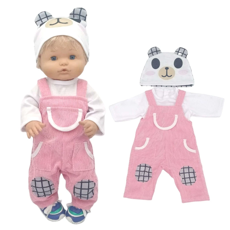 16" Baby Doll Clothes Hoody Coat Yellow Duck 40cm Nenuco Doll Winter Vest Children Gift Toys Costume Girl's Gifts