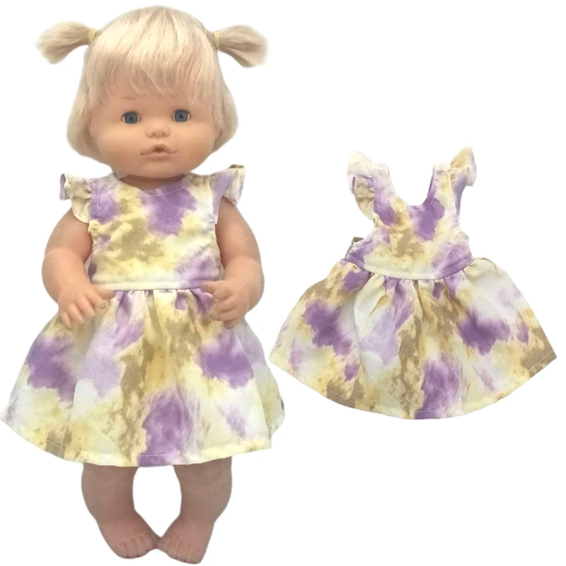 16" Baby Doll Clothes Hoody Coat Yellow Duck 40cm Nenuco Doll Winter Vest Children Gift Toys Costume Girl's Gifts