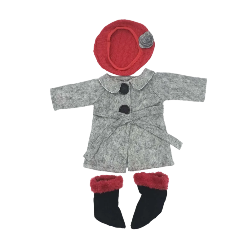 16" Baby Doll Clothes Hoody Coat Yellow Duck 40cm Nenuco Doll Winter Vest Children Gift Toys Costume Girl's Gifts
