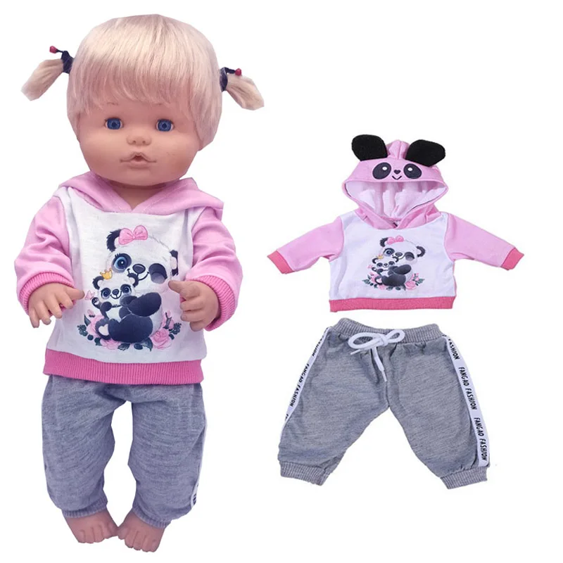 16" Baby Doll Clothes Hoody Coat Yellow Duck 40cm Nenuco Doll Winter Vest Children Gift Toys Costume Girl's Gifts