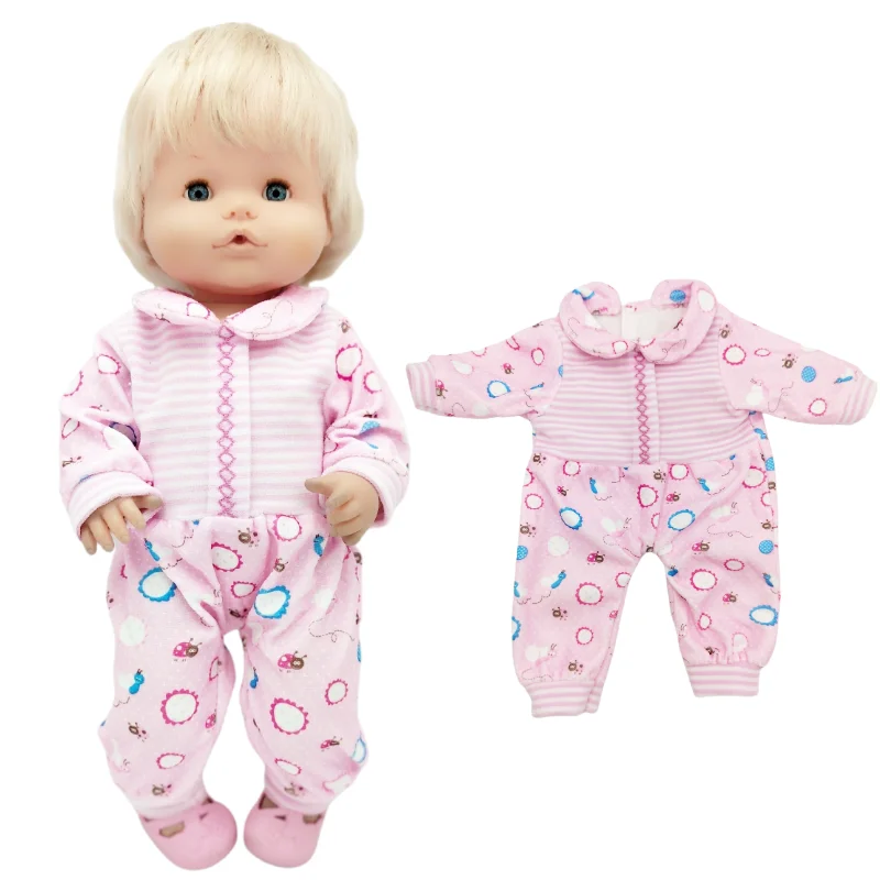 16" Baby Doll Clothes Hoody Coat Yellow Duck 40cm Nenuco Doll Winter Vest Children Gift Toys Costume Girl's Gifts