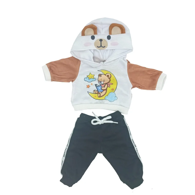 16" Baby Doll Clothes Hoody Coat Yellow Duck 40cm Nenuco Doll Winter Vest Children Gift Toys Costume Girl's Gifts