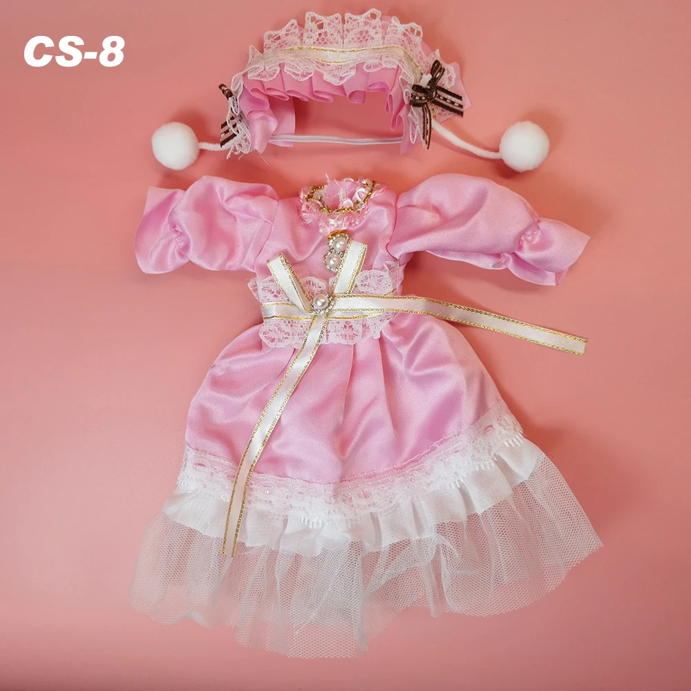 Lovely BJD Doll Clothes 1/6 Princess Dress Baby Clothes for Dolls 30cm Two-Dimensional Anime School Uniform for Girls