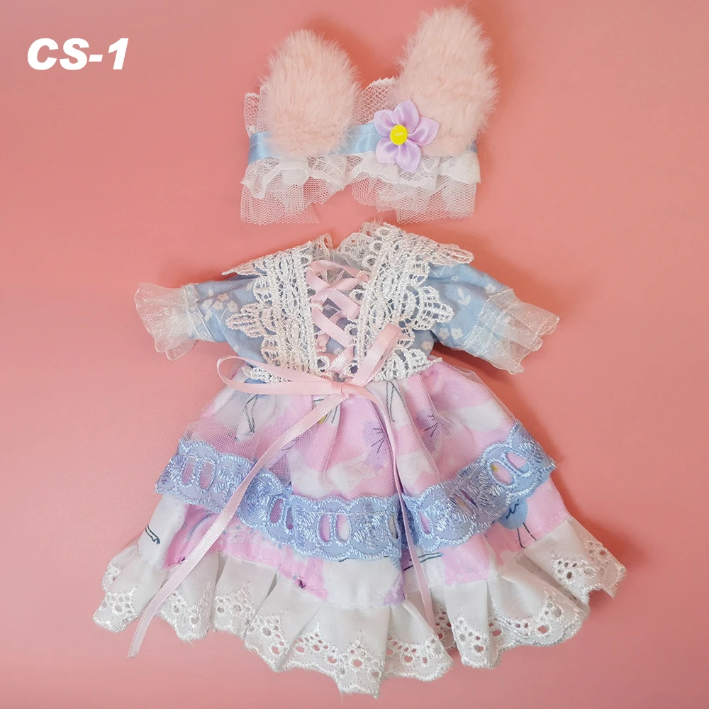 Lovely BJD Doll Clothes 1/6 Princess Dress Baby Clothes for Dolls 30cm Two-Dimensional Anime School Uniform for Girls