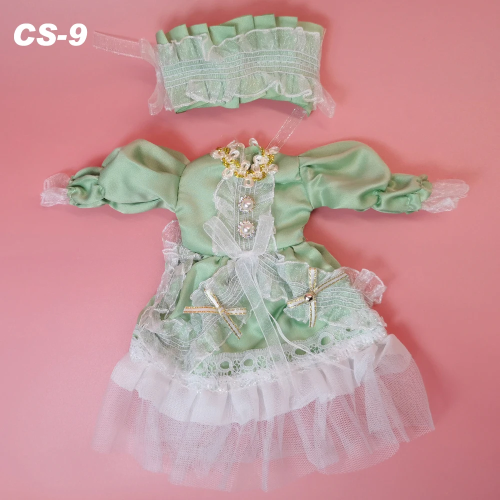 Lovely BJD Doll Clothes 1/6 Princess Dress Baby Clothes for Dolls 30cm Two-Dimensional Anime School Uniform for Girls