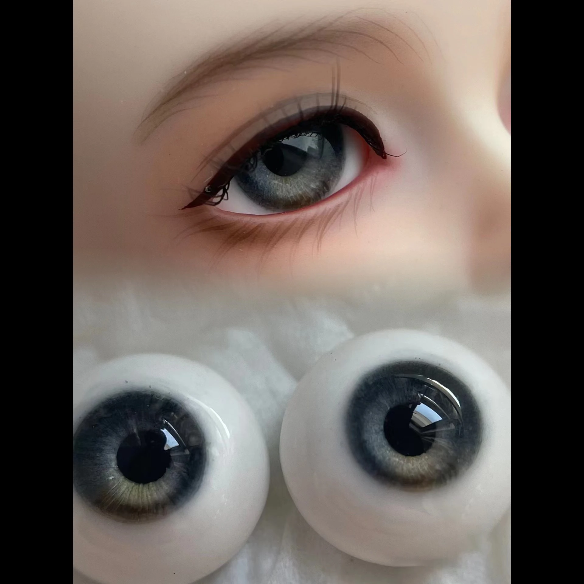 New BJD Resin Eyes Purple Eyes Doll Accessories For 1/6 1/8 1/3 BJD Doll DIY Handmade Eyeball 12mm/14mm/16mm/18mm
