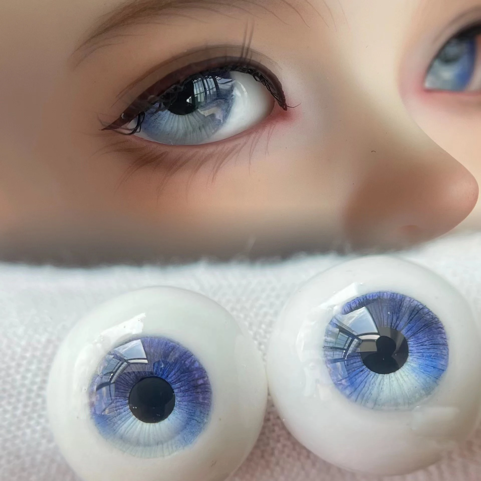New BJD Resin Eyes Purple Eyes Doll Accessories For 1/6 1/8 1/3 BJD Doll DIY Handmade Eyeball 12mm/14mm/16mm/18mm