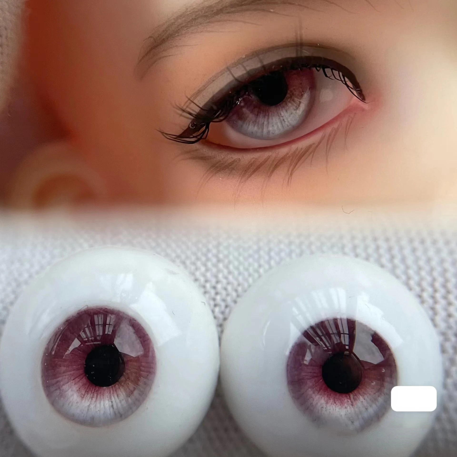 New BJD Resin Eyes Purple Eyes Doll Accessories For 1/6 1/8 1/3 BJD Doll DIY Handmade Eyeball 12mm/14mm/16mm/18mm