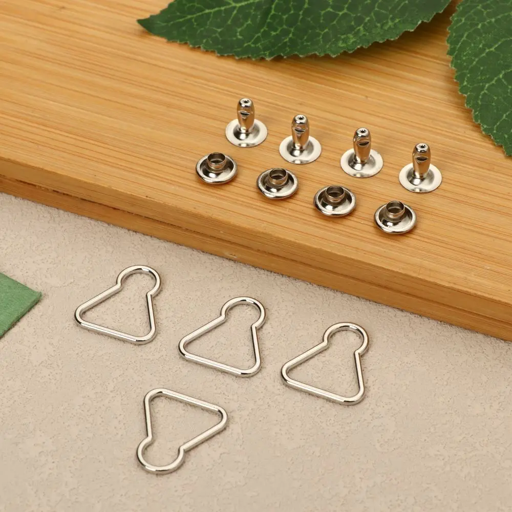 4/10Sets Doll Trousers Metal Buckles Mini Doll Belt Buttons Fit For 1/6 BJD Dolls Girls Doll Bags Clothes Buckles Accessories