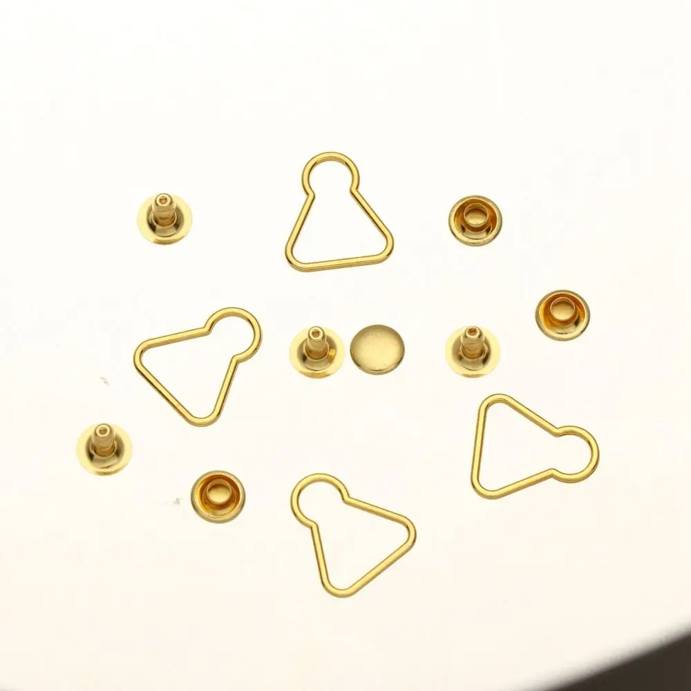 4/10Sets Doll Trousers Metal Buckles Mini Doll Belt Buttons Fit For 1/6 BJD Dolls Girls Doll Bags Clothes Buckles Accessories