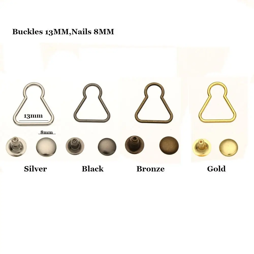 4/10Sets Doll Trousers Metal Buckles Mini Doll Belt Buttons Fit For 1/6 BJD Dolls Girls Doll Bags Clothes Buckles Accessories