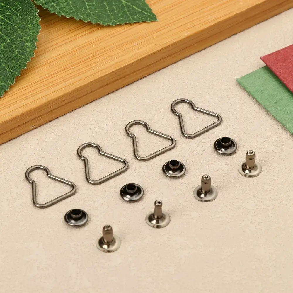 4/10Sets Doll Trousers Metal Buckles Mini Doll Belt Buttons Fit For 1/6 BJD Dolls Girls Doll Bags Clothes Buckles Accessories