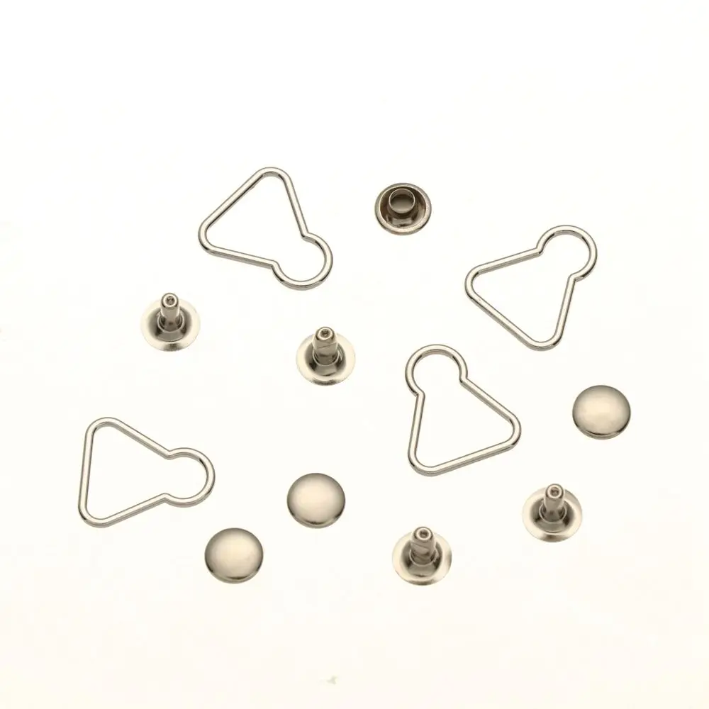 4/10Sets Doll Trousers Metal Buckles Mini Doll Belt Buttons Fit For 1/6 BJD Dolls Girls Doll Bags Clothes Buckles Accessories