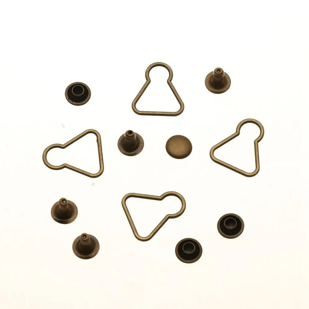 4/10Sets Doll Trousers Metal Buckles Mini Doll Belt Buttons Fit For 1/6 BJD Dolls Girls Doll Bags Clothes Buckles Accessories