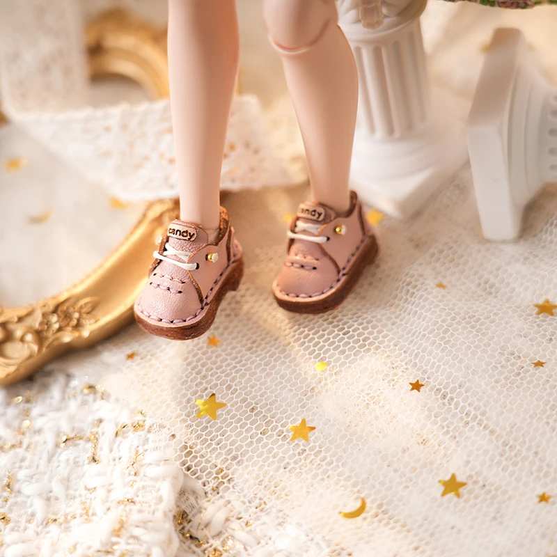 Blyth Fashion Mini Leather Shoes Cute Blyth Doll Mary Jane Casual Shoes for Licca Azones Ob24 Ob22 Toy Accessories 3.0 * 1.8cm