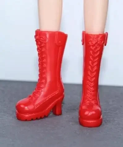 Doll shoes high heel shoes flat shoes boots gifts accessories for Bbie dolls BK15