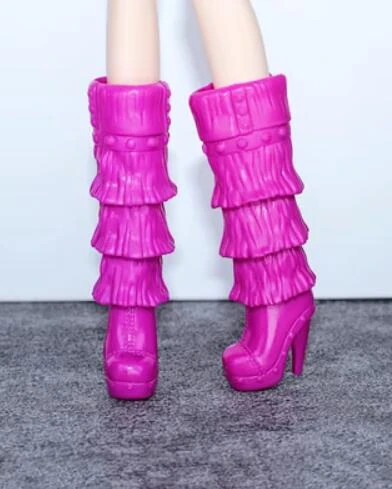 Doll shoes high heel shoes flat shoes boots gifts accessories for Bbie dolls BK15