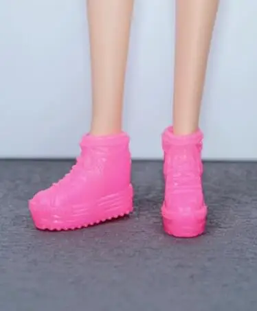 Doll shoes high heel shoes flat shoes boots gifts accessories for Bbie dolls BK15