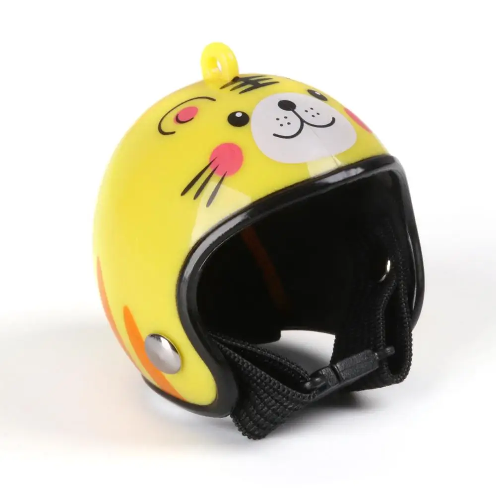 Dollhouse Helmet Cute Miniature Dollhouse Mini Helmet Toy for Doll House Accessories Sun Rain Protection Hats Chicken Helmet