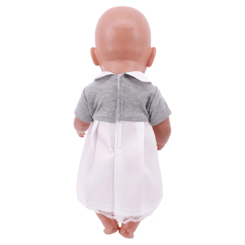 Kawaii Doll Dress For 43cm Baby Doll Clothes Accessories And 18 Inch American Doll Girl's Toys Our Generation