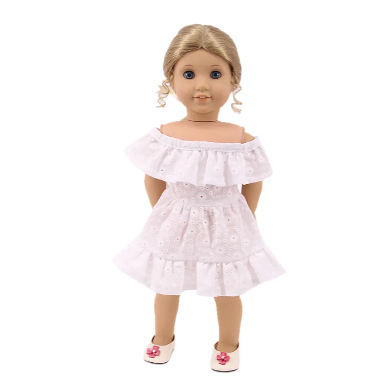 Kawaii Doll Dress For 43cm Baby Doll Clothes Accessories And 18 Inch American Doll Girl's Toys Our Generation