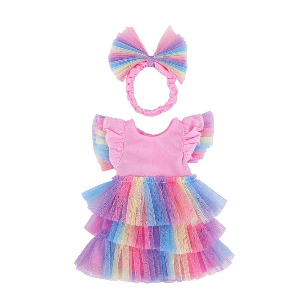 Kawaii Doll Dress For 43cm Baby Doll Clothes Accessories And 18 Inch American Doll Girl's Toys Our Generation