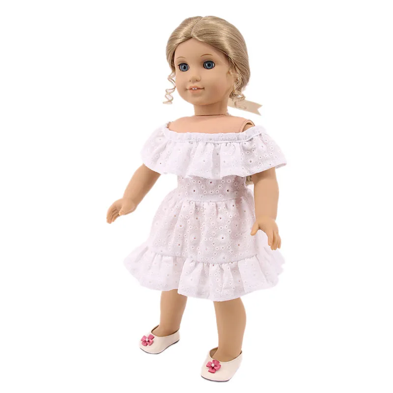 Kawaii Doll Dress For 43cm Baby Doll Clothes Accessories And 18 Inch American Doll Girl's Toys Our Generation