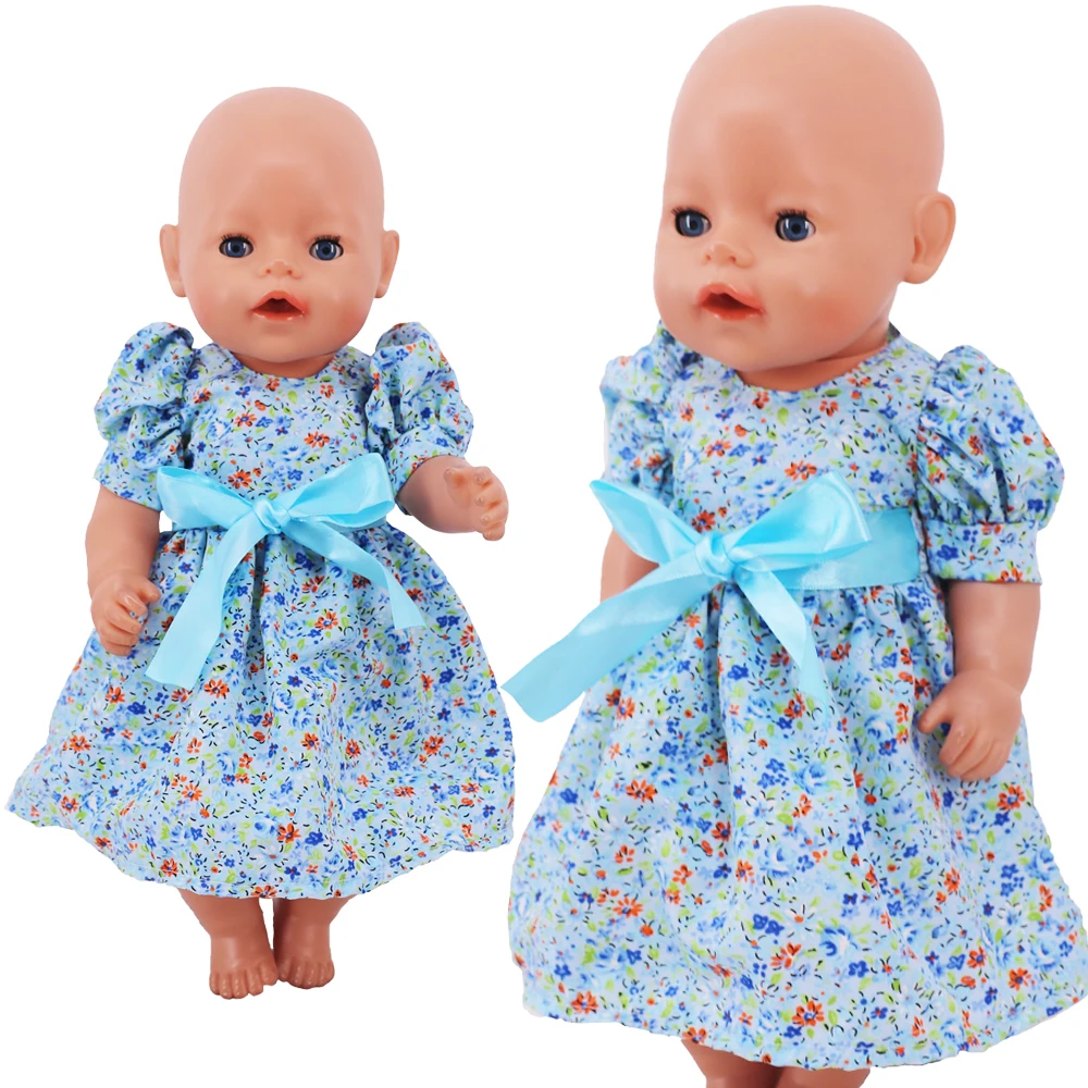 Kawaii Doll Dress For 43cm Baby Doll Clothes Accessories And 18 Inch American Doll Girl's Toys Our Generation