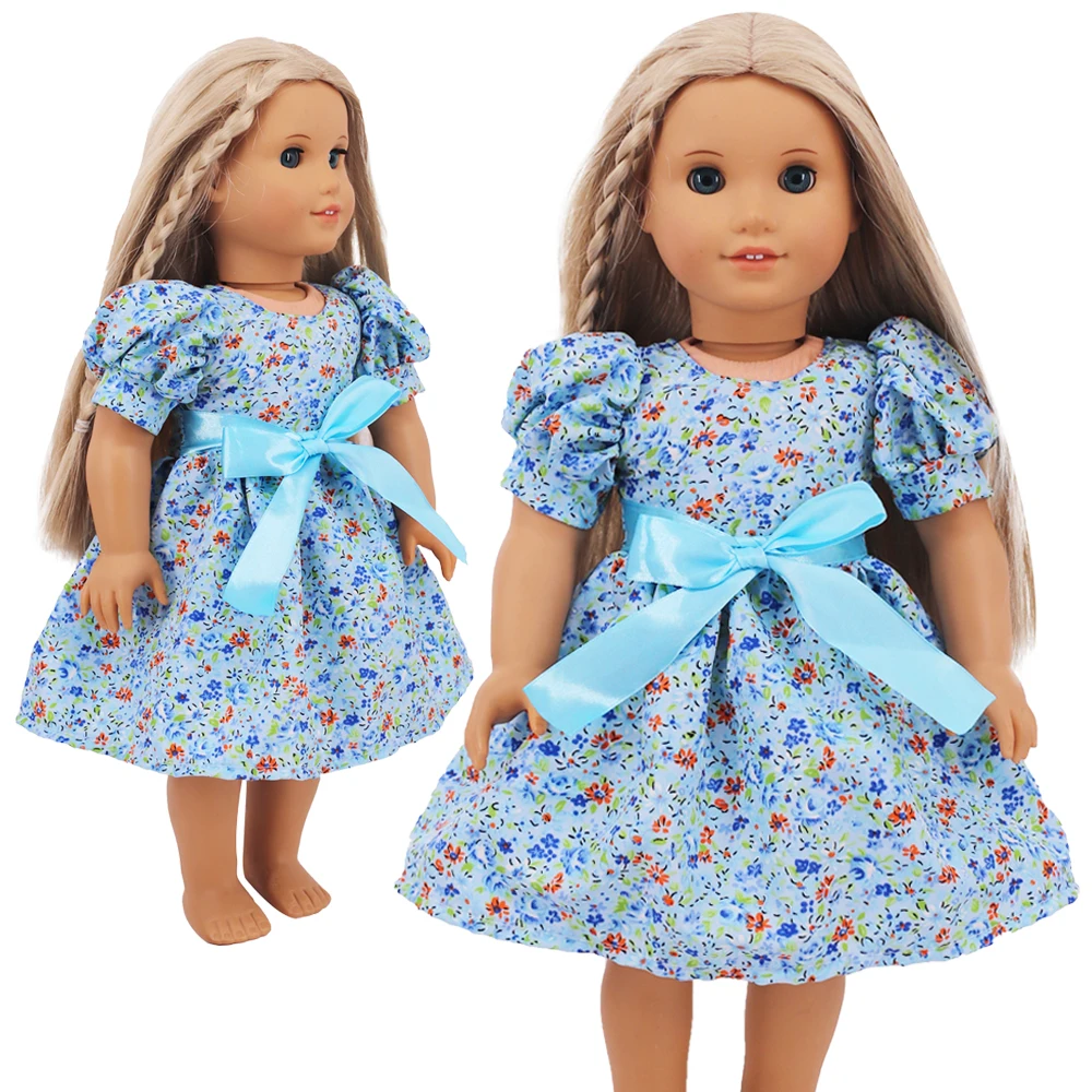 Kawaii Doll Dress For 43cm Baby Doll Clothes Accessories And 18 Inch American Doll Girl's Toys Our Generation