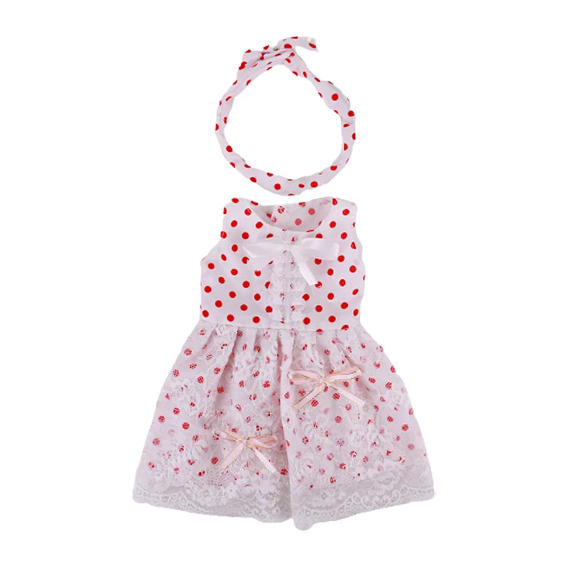 Kawaii Doll Dress For 43cm Baby Doll Clothes Accessories And 18 Inch American Doll Girl's Toys Our Generation