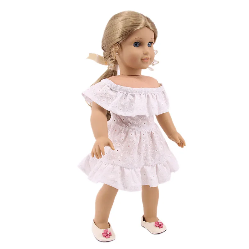 Kawaii Doll Dress For 43cm Baby Doll Clothes Accessories And 18 Inch American Doll Girl's Toys Our Generation