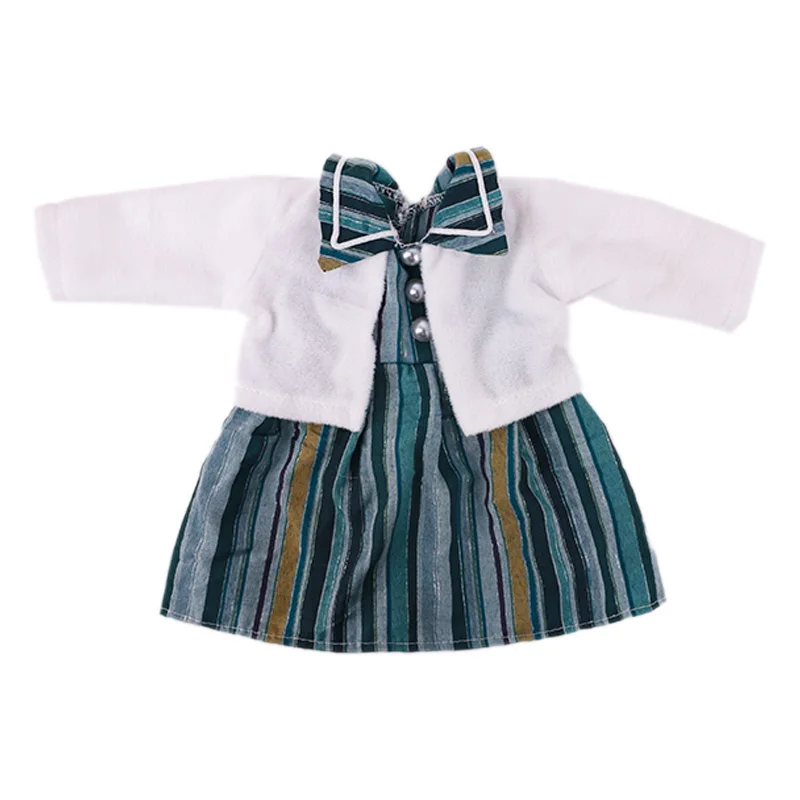 Kawaii Doll Dress For 43cm Baby Doll Clothes Accessories And 18 Inch American Doll Girl's Toys Our Generation