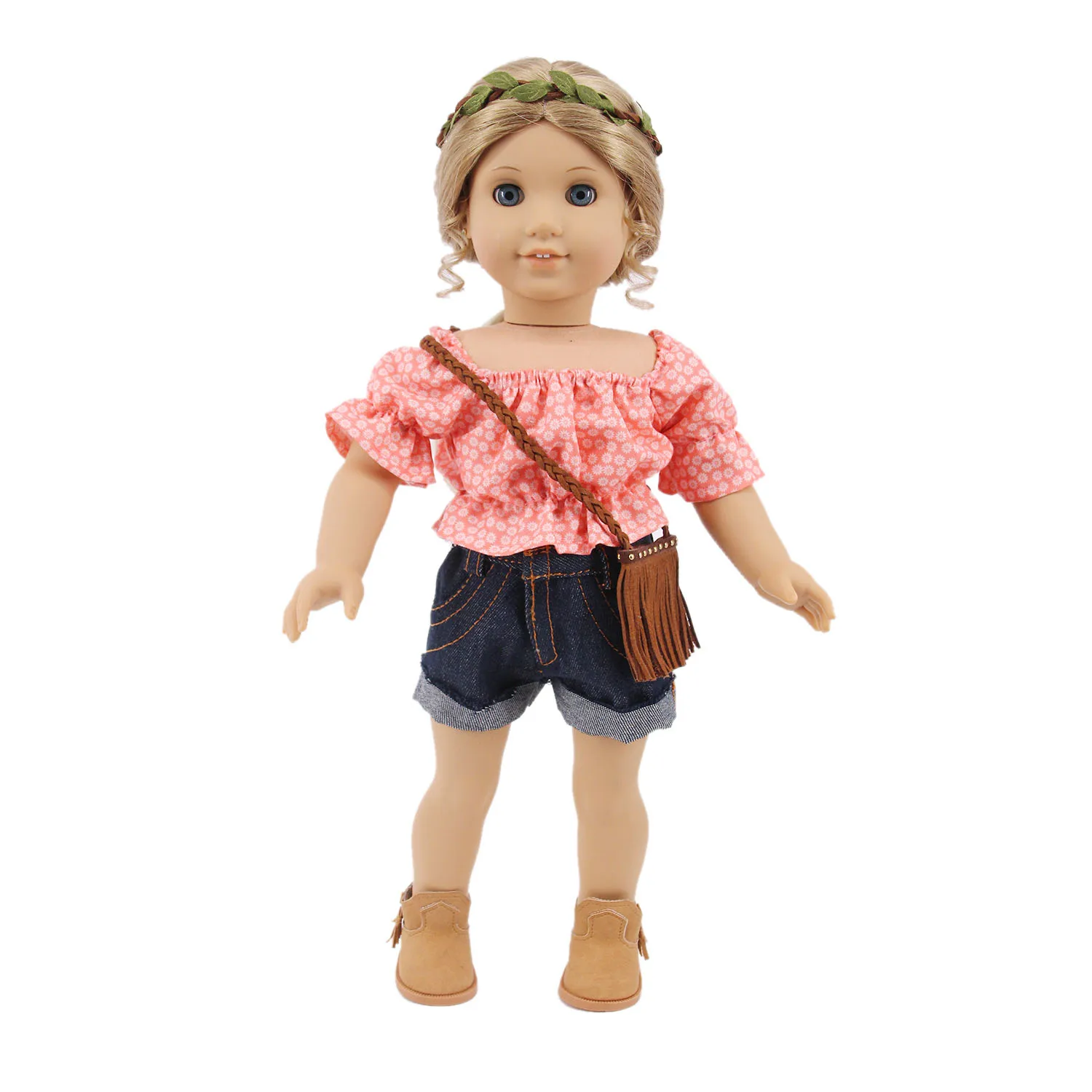 Kawaii Doll Dress For 43cm Baby Doll Clothes Accessories And 18 Inch American Doll Girl's Toys Our Generation