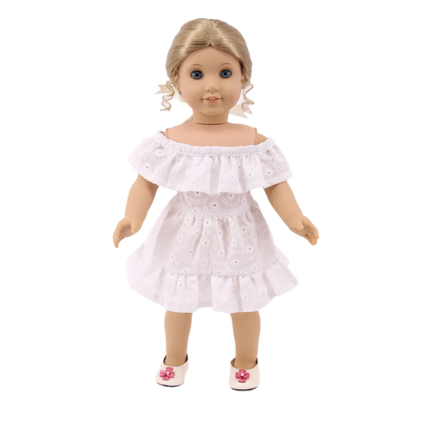 Kawaii Doll Dress For 43cm Baby Doll Clothes Accessories And 18 Inch American Doll Girl's Toys Our Generation