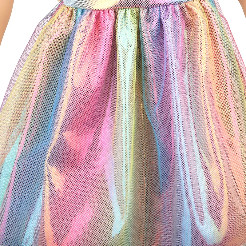 Baby Doll Clothes Dress Flamingo Cute Summer Skirt Bodysuit For 18 Inch American&43cm Reborn New Born Doll OG Girl`s Toy Doll
