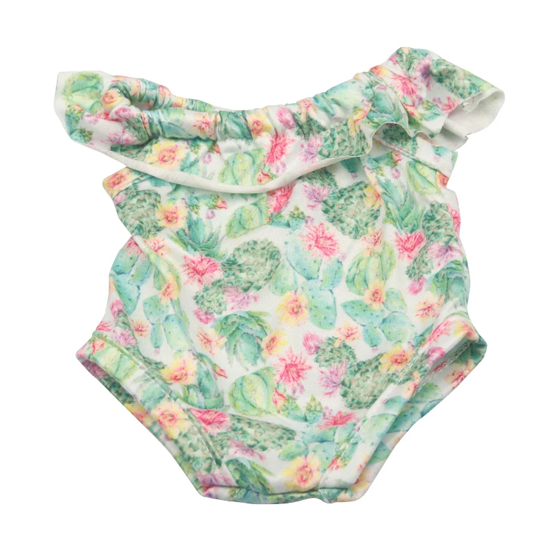 Baby Doll Clothes Dress Flamingo Cute Summer Skirt Bodysuit For 18 Inch American&43cm Reborn New Born Doll OG Girl`s Toy Doll