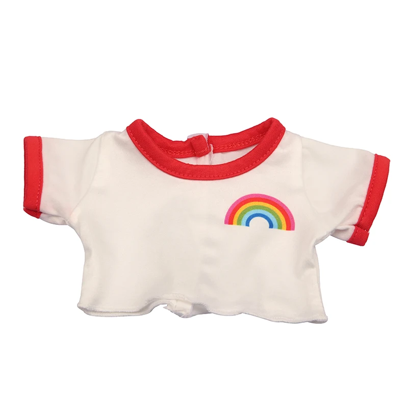 Baby Doll Clothes Dress Flamingo Cute Summer Skirt Bodysuit For 18 Inch American&43cm Reborn New Born Doll OG Girl`s Toy Doll