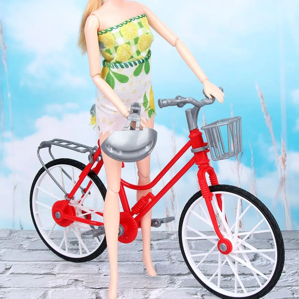 For Adollya Bjd Doll Accessories Toys Dolsl Bicycle Matching Doll Bikes Accessories With Basket Dolls for Girls Children Gifts