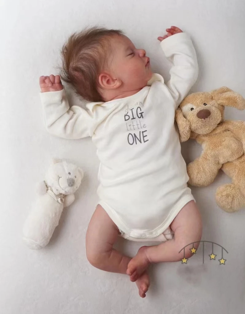 45cm Waterproof Sam Bebe Reborn Girl and Boy With Rooted Hair Soft Touch Feeling Lifelike Realistic bebés rebórn vinilo silicona