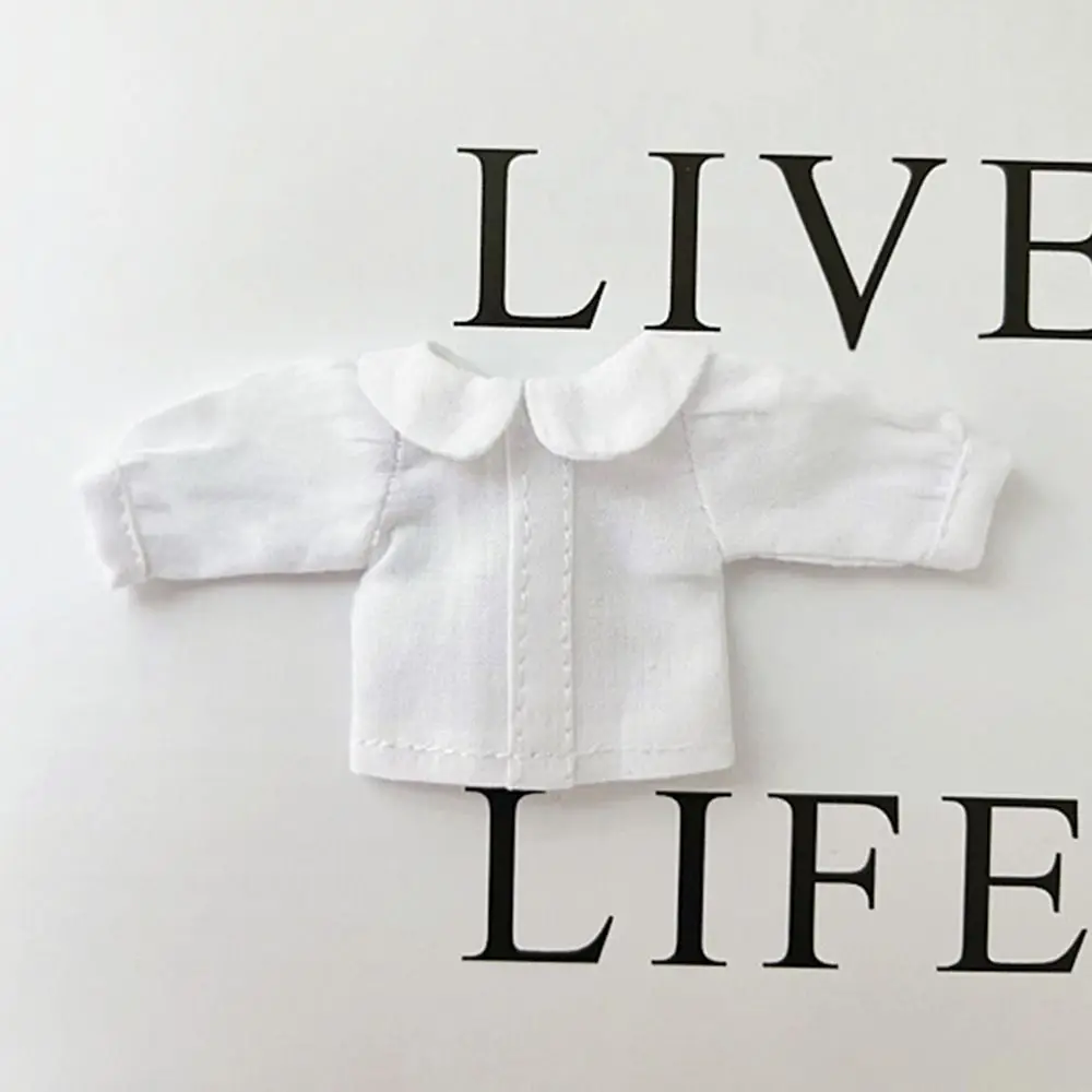 Doll Clothes Fashion Jeans Dress Overalls For ob11 Dolls Casual Wears Shirt for 1/12 BJD Dolls Clothes Accessories Kids Toys